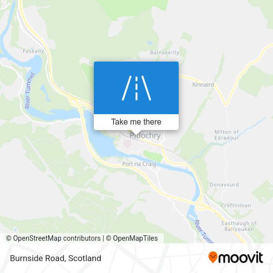 Burnside Road map