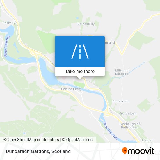 Dundarach Gardens map