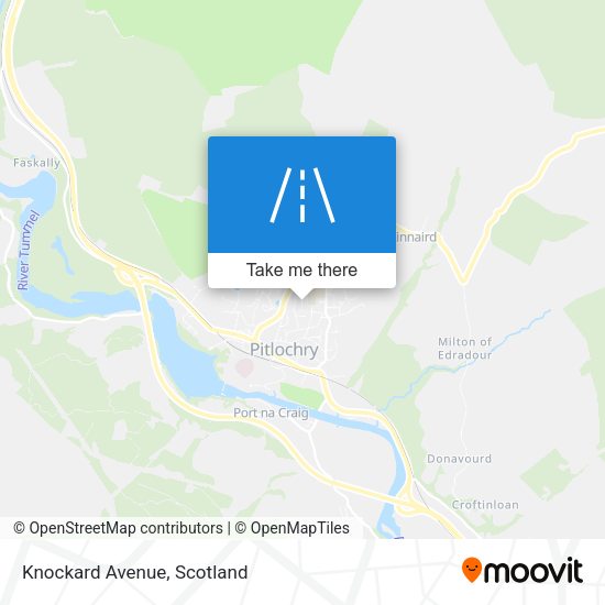 Knockard Avenue map