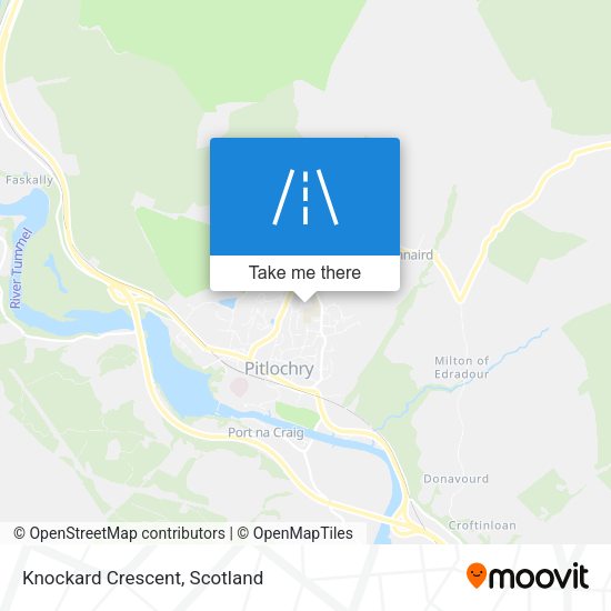 Knockard Crescent map