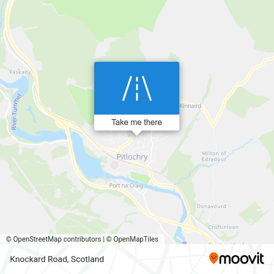 Knockard Road map