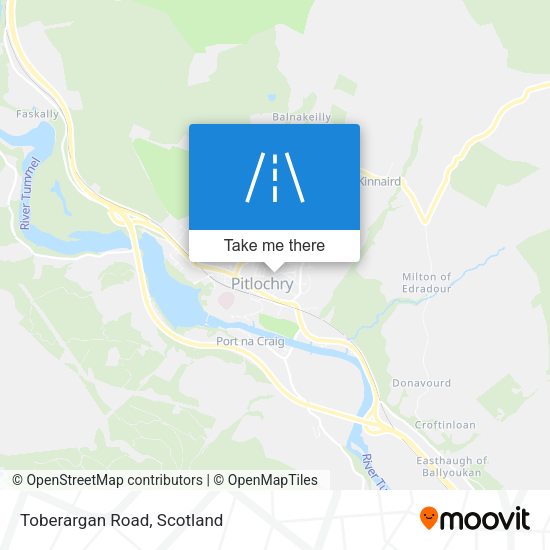 Toberargan Road map