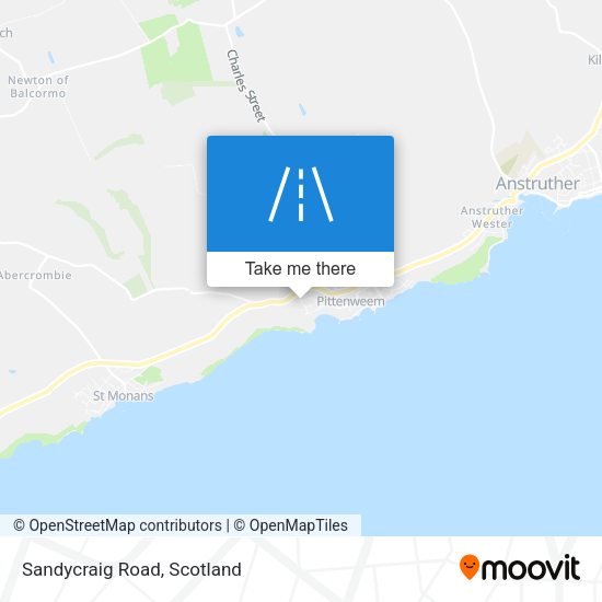 Sandycraig Road map