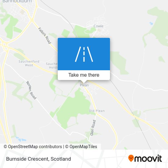 Burnside Crescent map