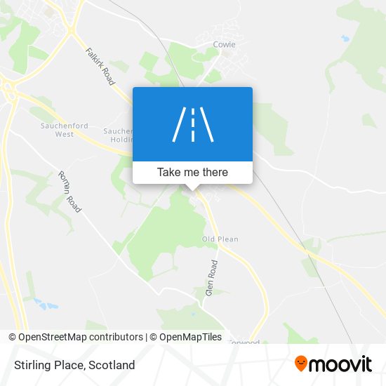 Stirling Place map