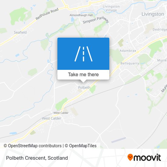 Polbeth Crescent map