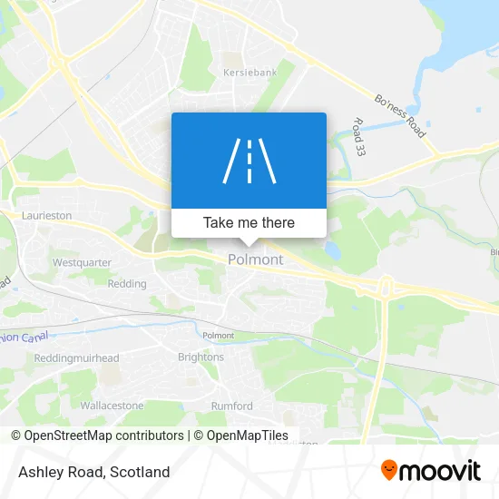 Ashley Road map