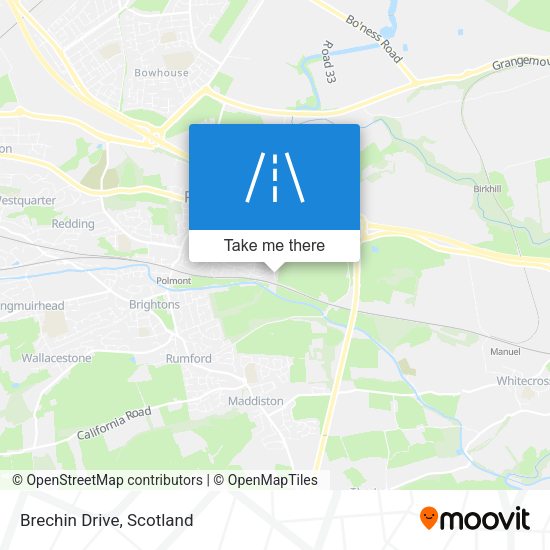 Brechin Drive map