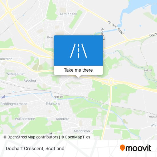 Dochart Crescent map