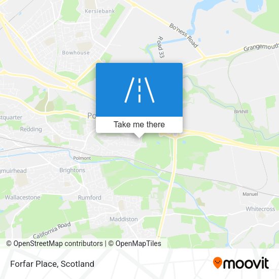 Forfar Place map