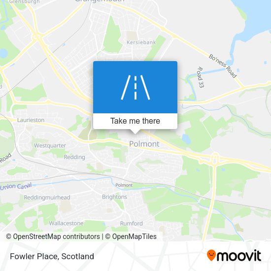 Fowler Place map