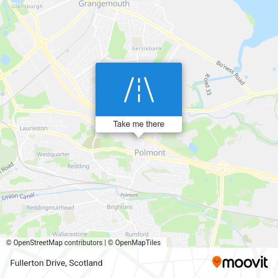 Fullerton Drive map