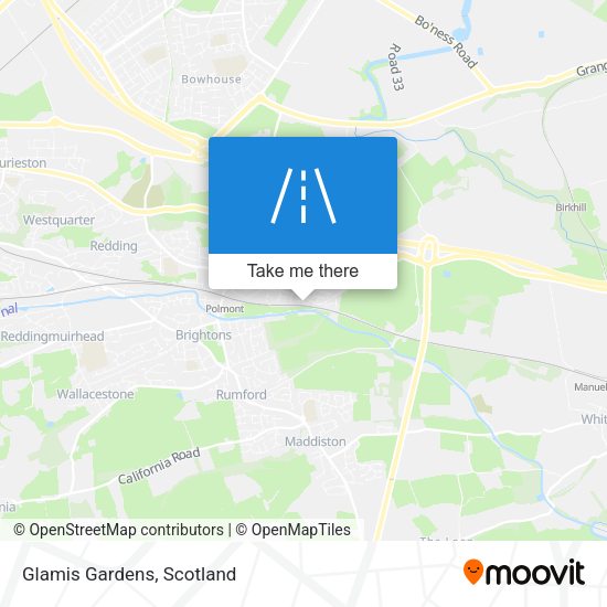Glamis Gardens map