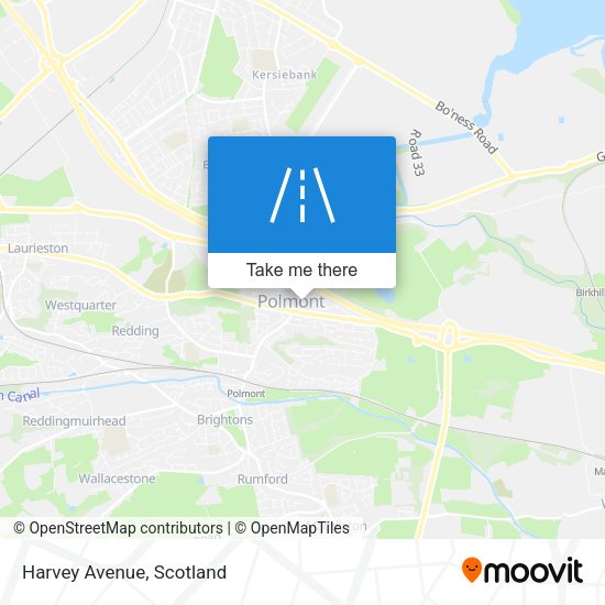 Harvey Avenue map