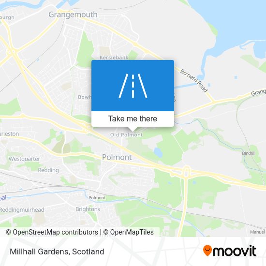 Millhall Gardens map