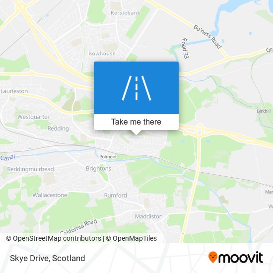 Skye Drive map