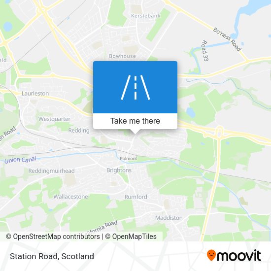 Station Road map