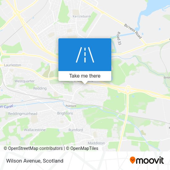 Wilson Avenue map