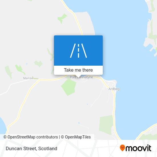 Duncan Street map