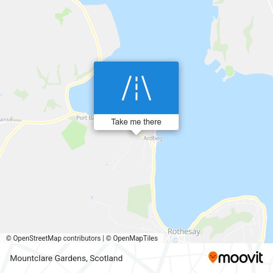 Mountclare Gardens map