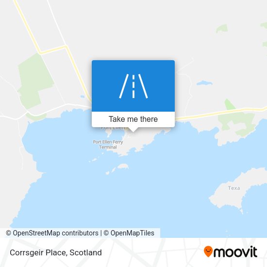 Corrsgeir Place map