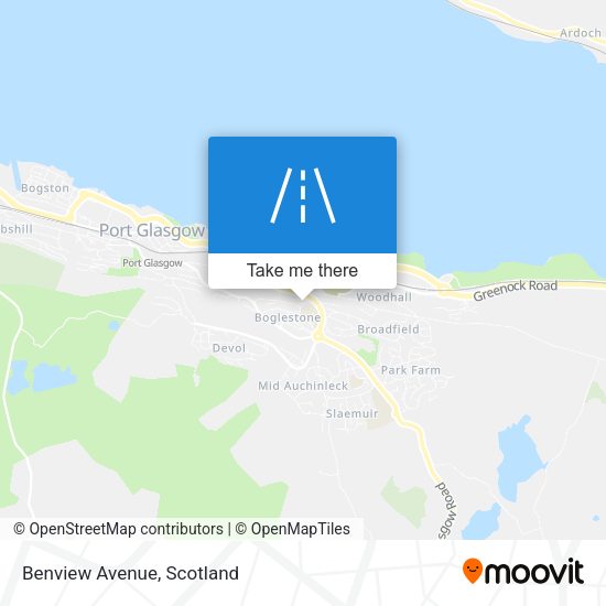 Benview Avenue map