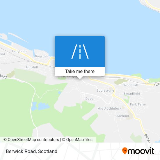Berwick Road map