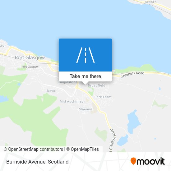 Burnside Avenue map