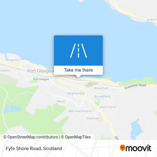 Fyfe Shore Road map
