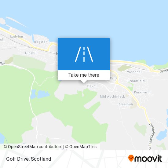 Golf Drive map