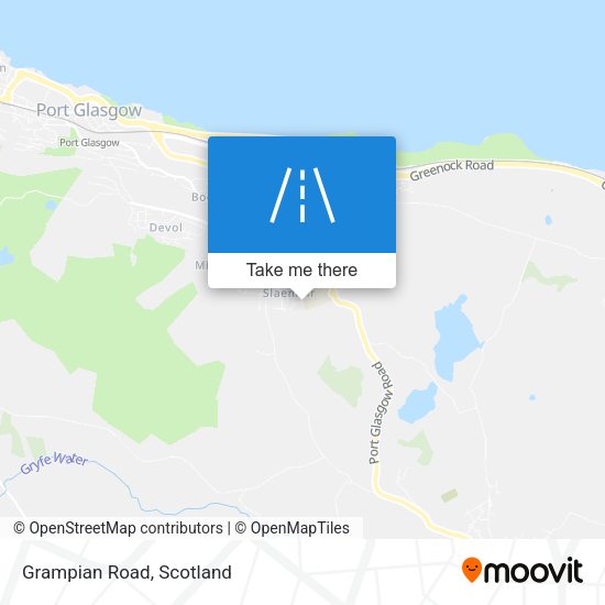 Grampian Road map