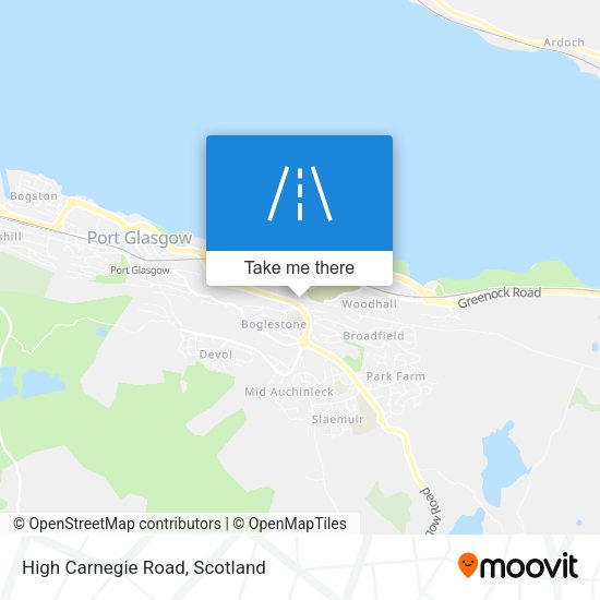 High Carnegie Road map