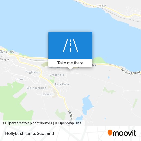 Hollybush Lane map