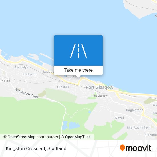 Kingston Crescent map