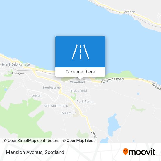 Mansion Avenue map