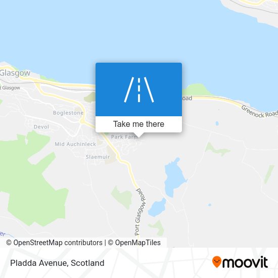 Pladda Avenue map