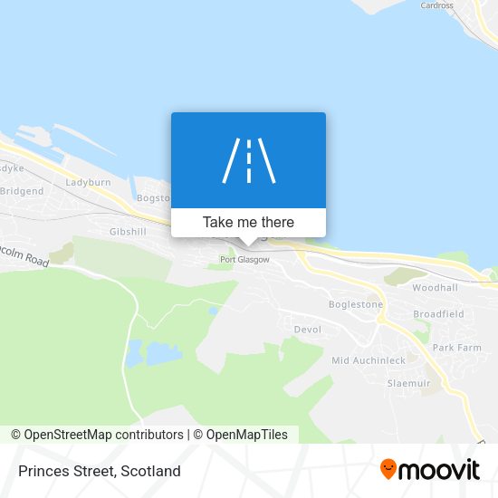 Princes Street map