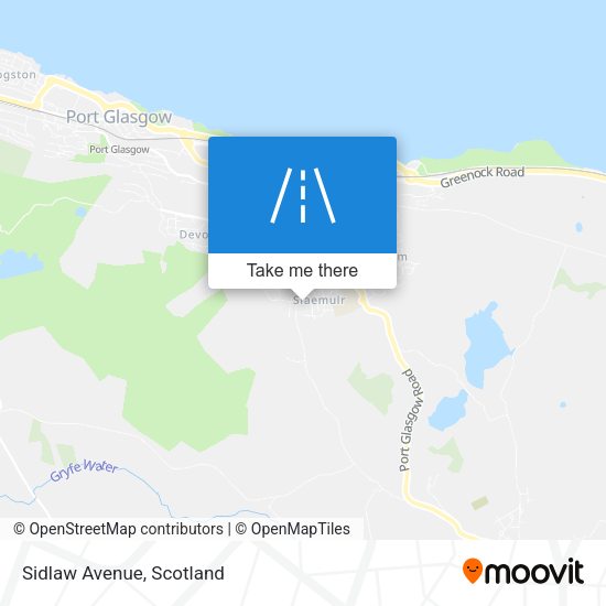 Sidlaw Avenue map