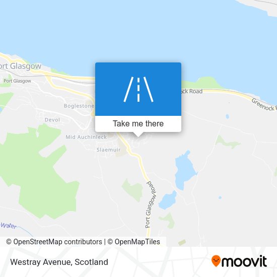 Westray Avenue map
