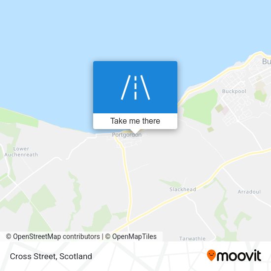 Cross Street map