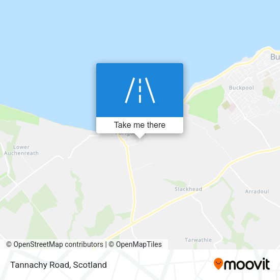 Tannachy Road map