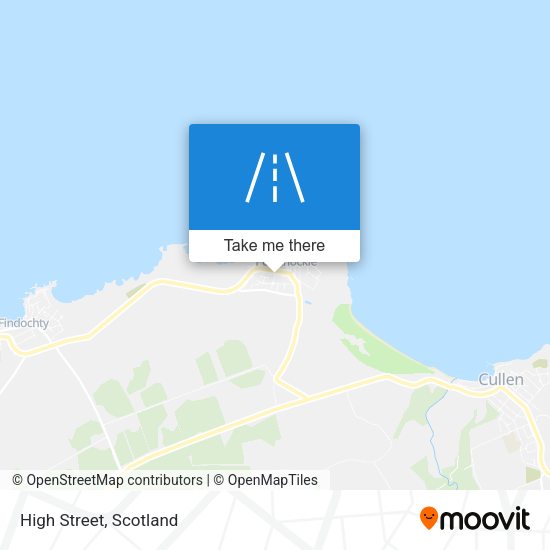 High Street map