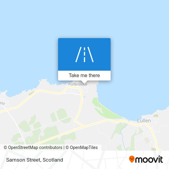 Samson Street map