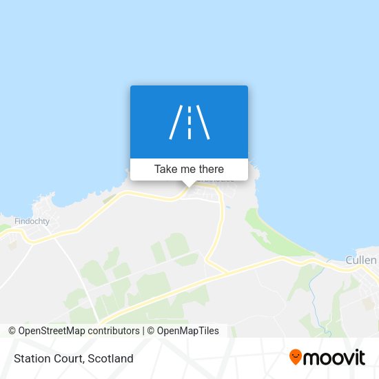 Station Court map