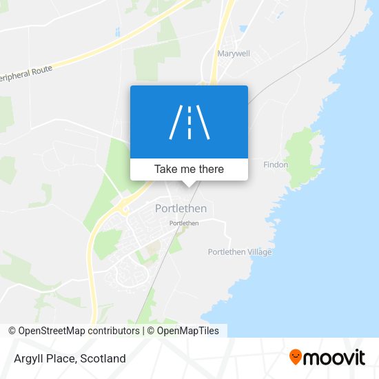 Argyll Place map