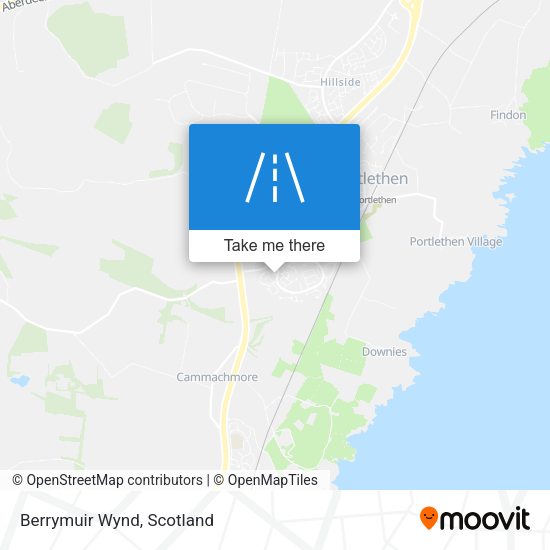 Berrymuir Wynd map
