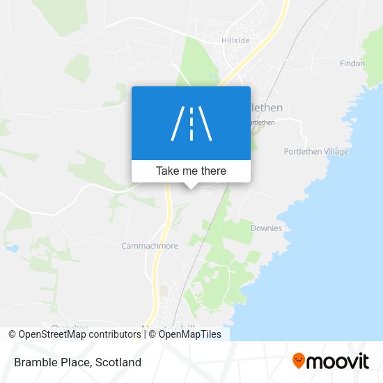 Bramble Place map