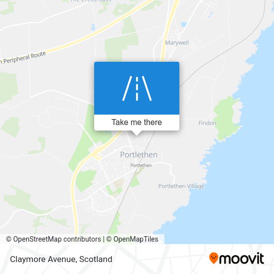 Claymore Avenue map