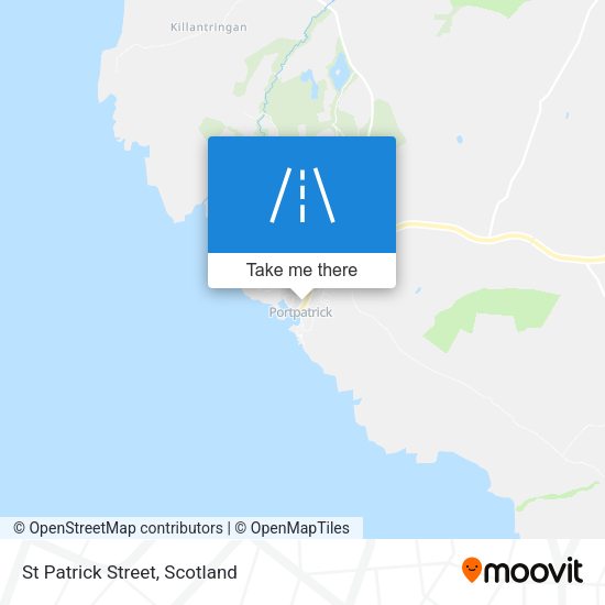 St Patrick Street map