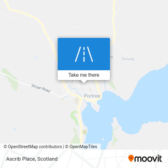 Ascrib Place map